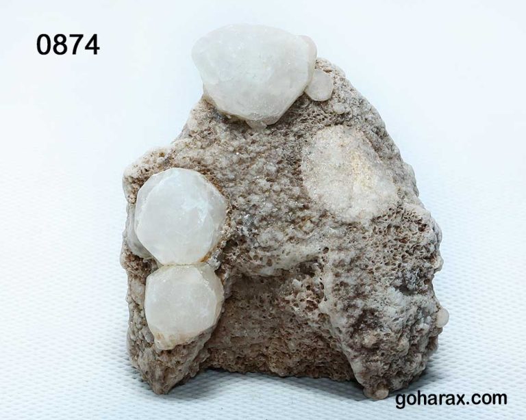 سنگ زینتی کلاستر آنالسیم سفید