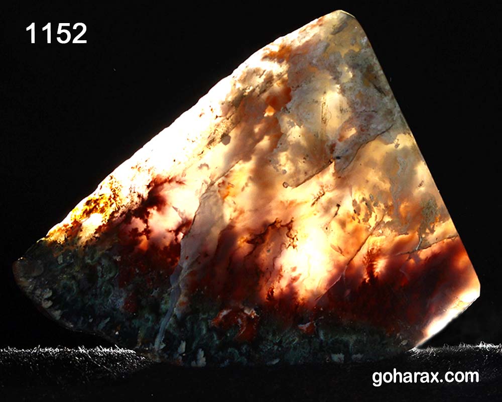 1152b سنگ زینتی عقیق شجر