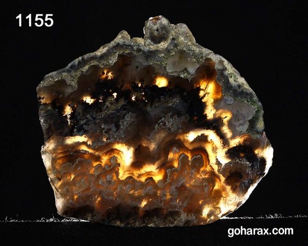 سنگ زینتی اسلایس عقیق منظره