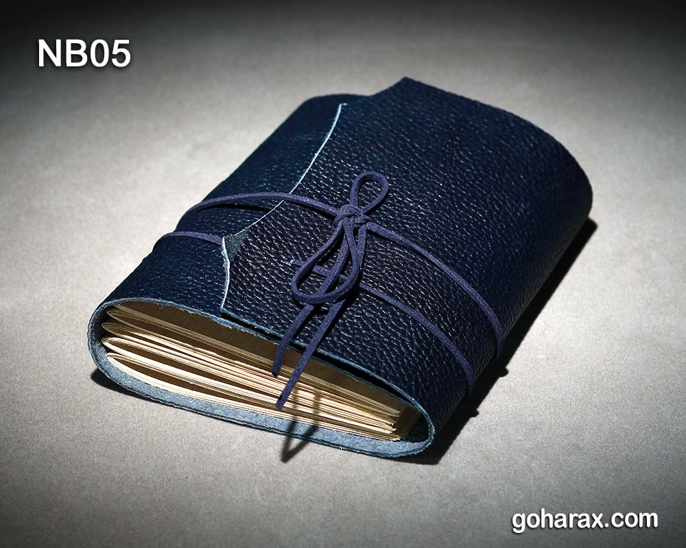 NB05a دفتر چرم دست ساز