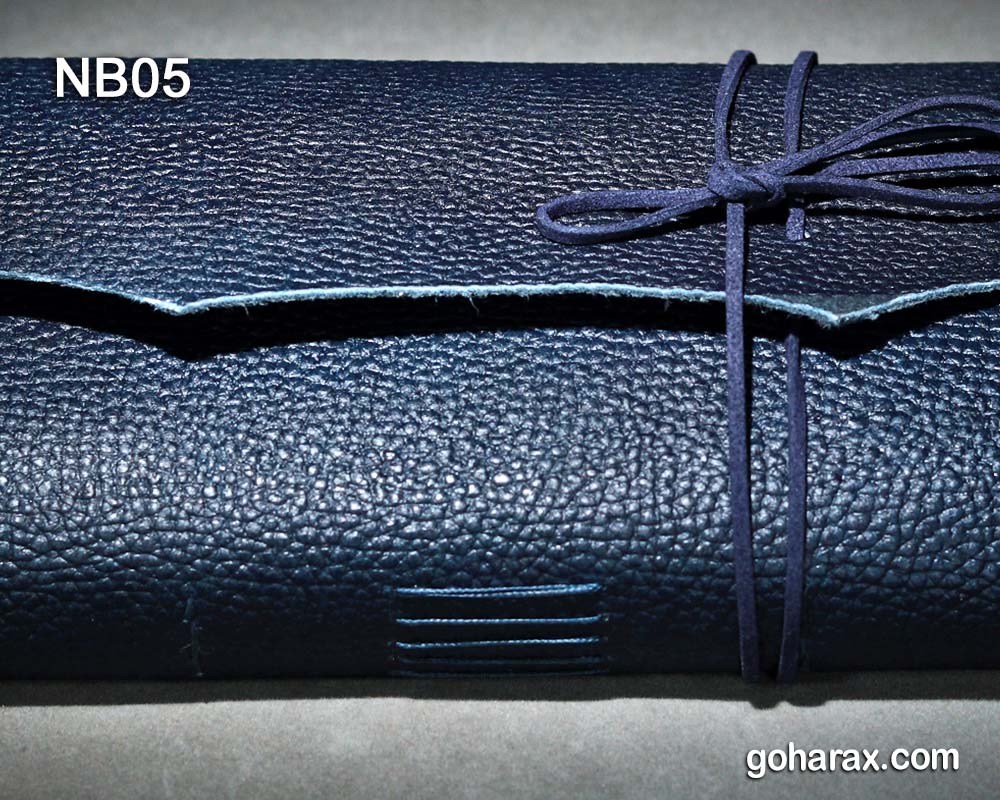 NB05b دفتر چرم دست ساز
