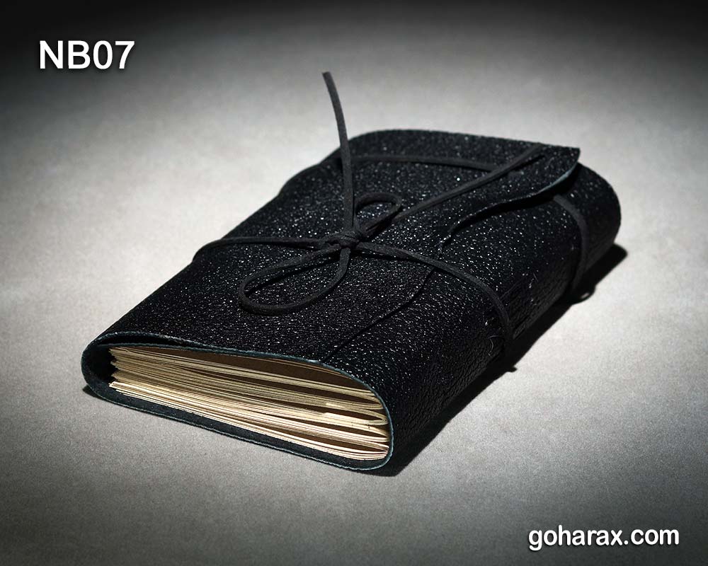 NB07a دفتر چرم دست ساز