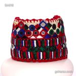 ست طوق گردن گوشواره و مچ بند سوزن دوزی بلوچی دست ساز